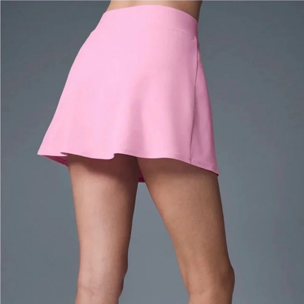 NWT Alo Yoga Alosoft Backspin Skirt Limited Sweet Pink L